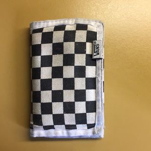 Checkered vans wallet